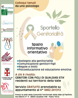 Sportelo Genitorialit Spazio Informativo Orientativo Cavalese